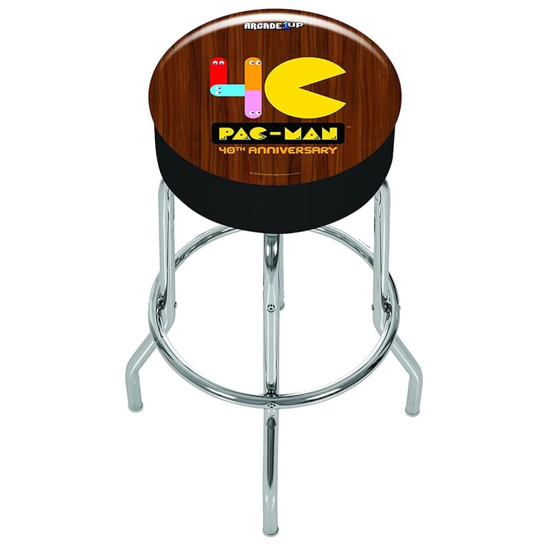 Pac-Man 40th Anniversary Arcade Game Machine with Stool