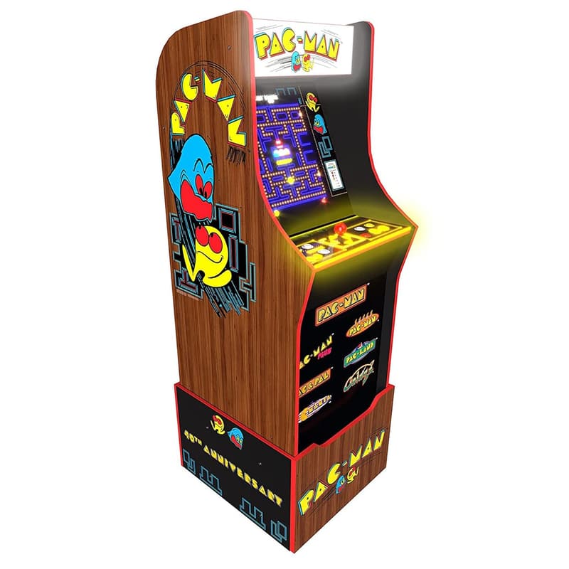 Pac-Man 40th Anniversary Arcade Game Machine with Stool