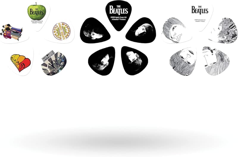 The Beatles Collectible Guitar Picks Set with Tin - 15 Pack