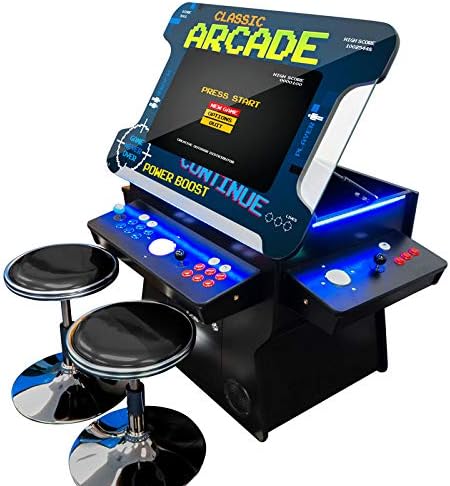 Full-Size Commercial Cocktail Arcade Machine with 3500 Games