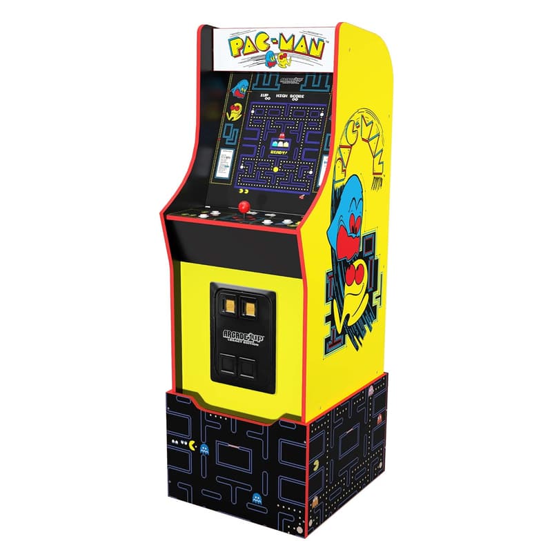 Pac-Man Legacy Edition Arcade Machine with Riser & Light-Up Marquee