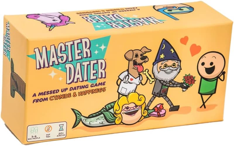 Master Dater Party Game for 3-8 Players - Fun Card Game
