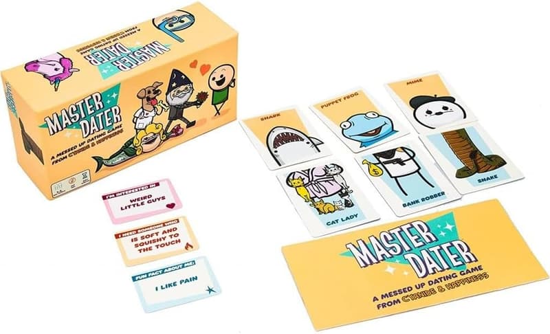Master Dater Party Game for 3-8 Players - Fun Card Game