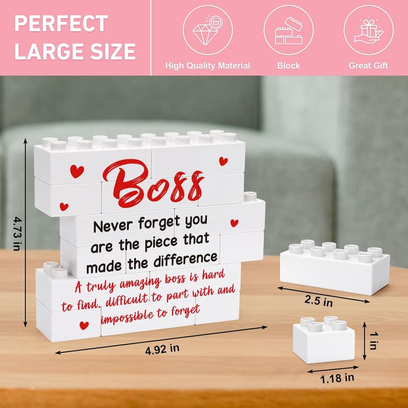 Boss Appreciation Plaque - Thoughtful Birthday Gift for Leaders