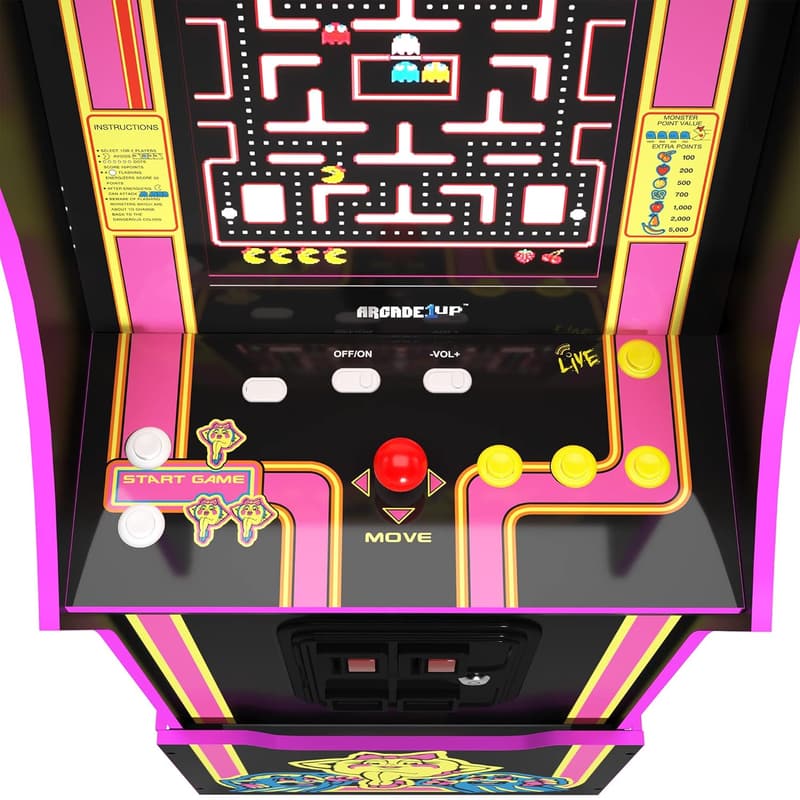 Ms. PAC-MAN™ Arcade Machine – 14 Classic Games for Home