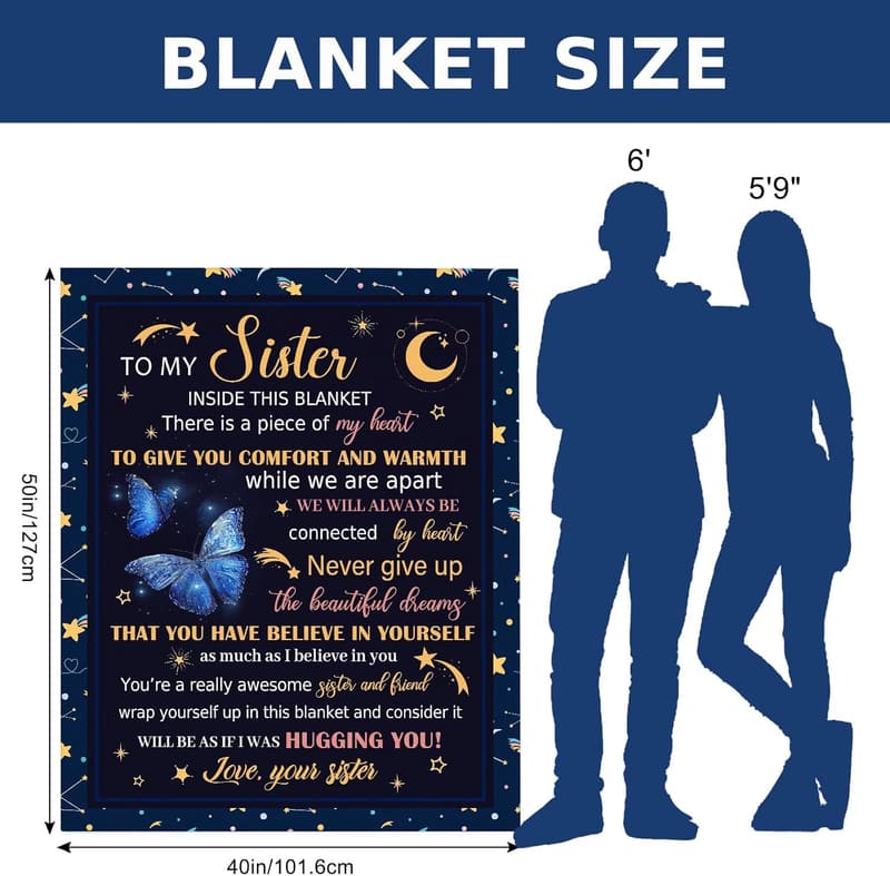 Sister Birthday Blanket - 40