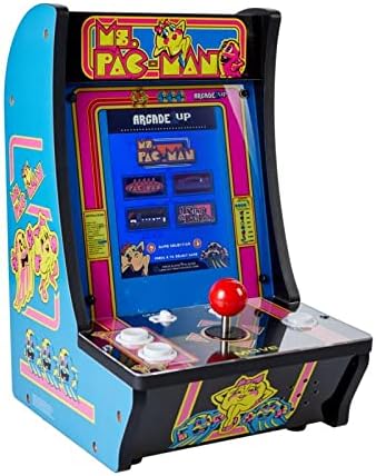 Ms. Pac-Man Mini Arcade Machine - Fully Playable with Speaker