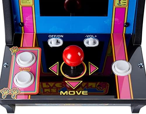 Ms. Pac-Man Mini Arcade Machine - Fully Playable with Speaker