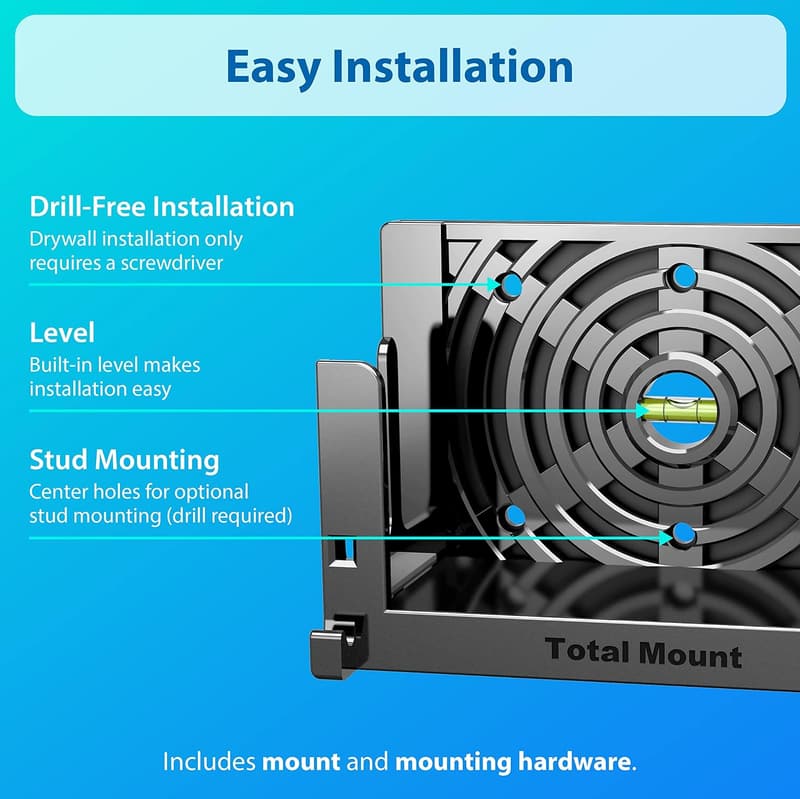 Wall Mount for Nintendo Switch 1 – Black Edition