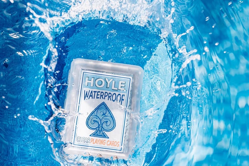 Hoyle Waterproof Playing Cards, Clear, 1 Deck