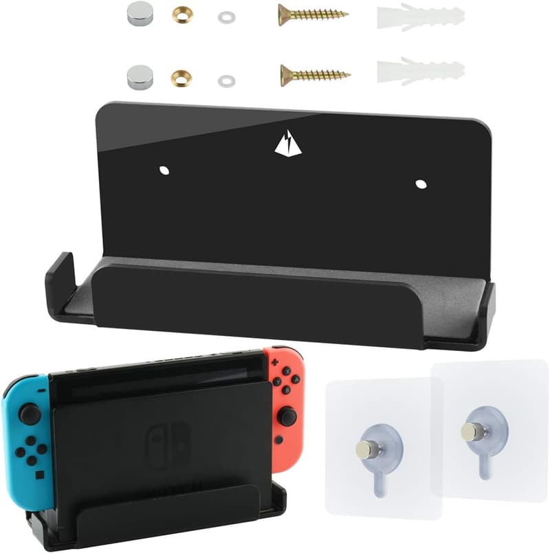 Wall Mount for Nintendo Switch - Black Floating Design