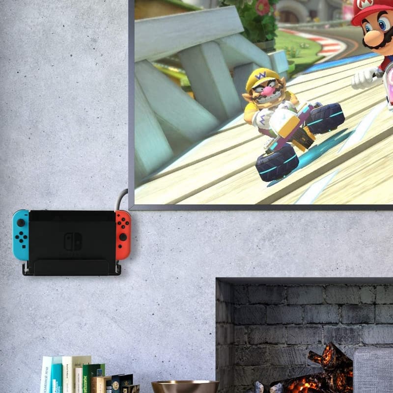 Wall Mount for Nintendo Switch - Black Floating Design