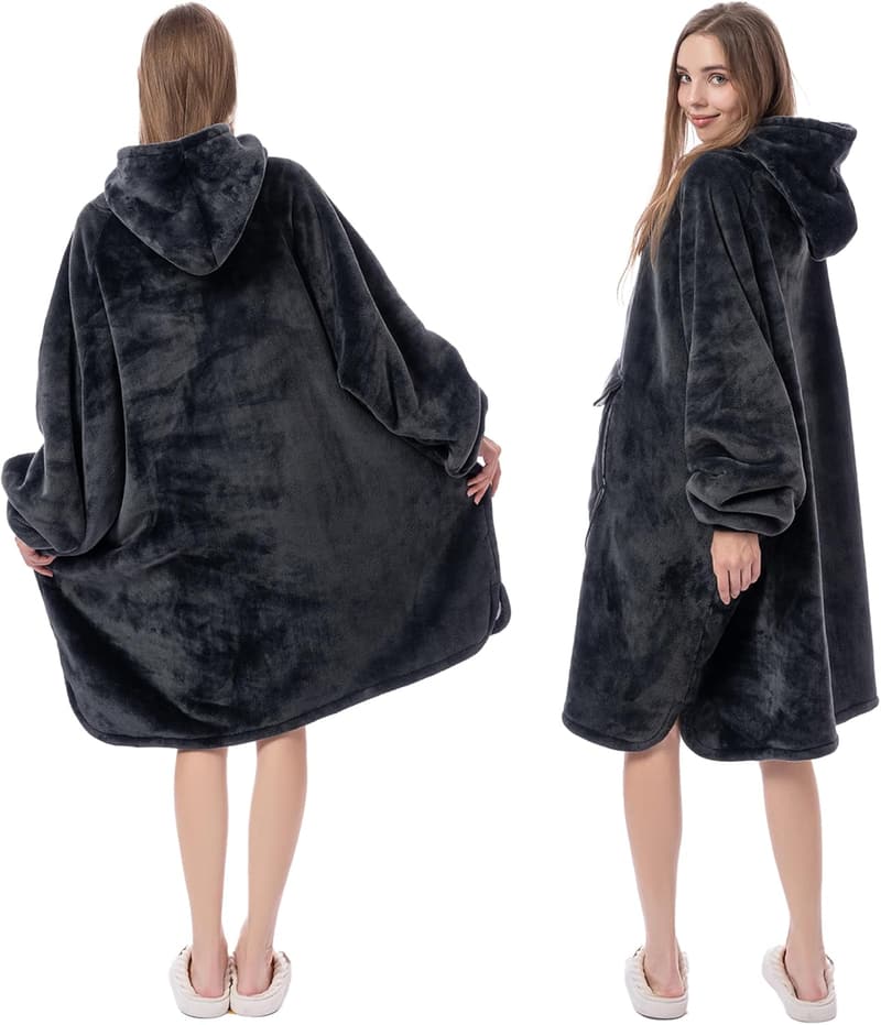 Cozy Oversized Sherpa Hoodie for Women - Perfect Birthday Gift