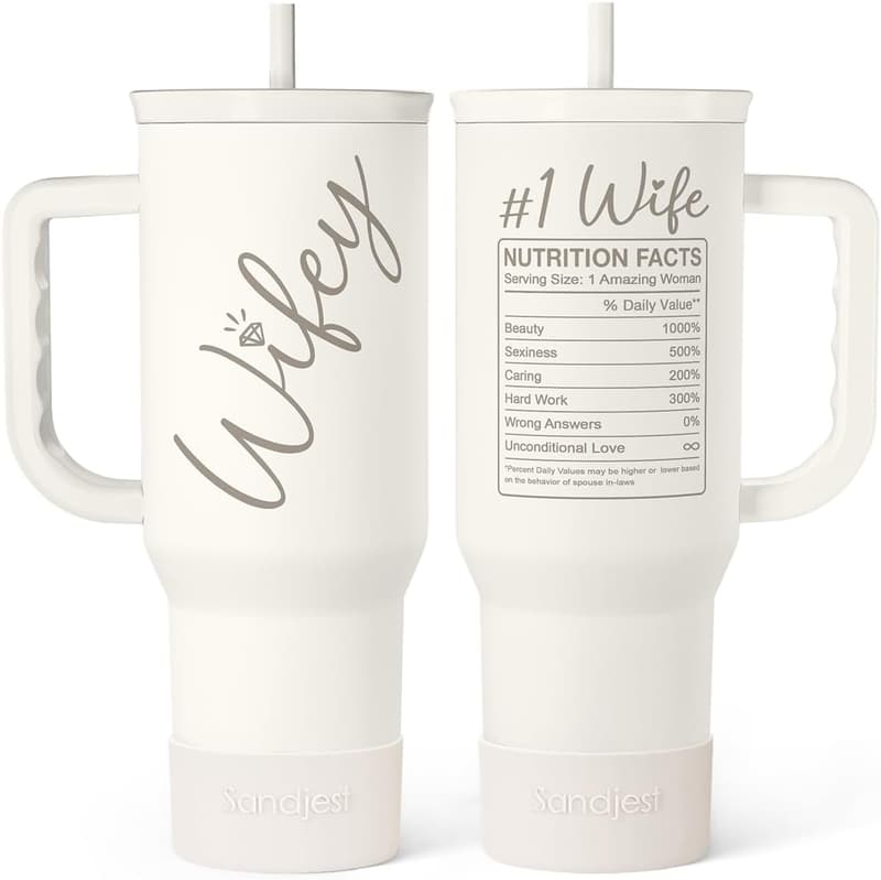 40oz Insulated Stainless Steel Tumbler for Wife's Birthday