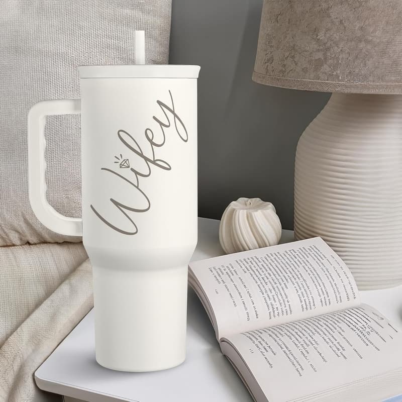 40oz Insulated Stainless Steel Tumbler for Wife's Birthday