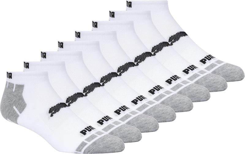 PUMA Men's Low Cut Socks - 8 Pack