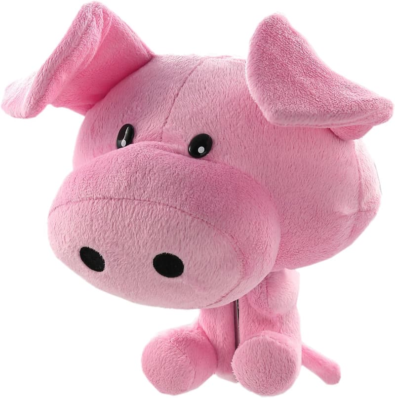 Stuffed Pig Golf Club Headcover - Cute Plush Design