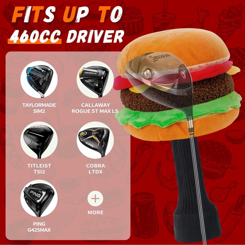 Funny Animal Golf Club Head Covers - Plush Driver & Woods Set