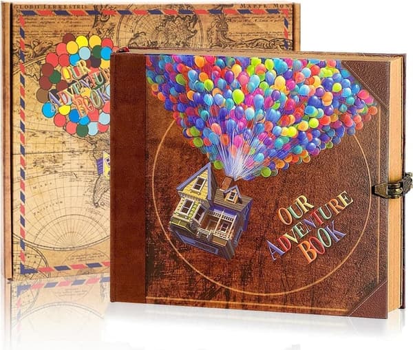 DIY Handmade Adventure Scrapbook - Embossed Leather Cover