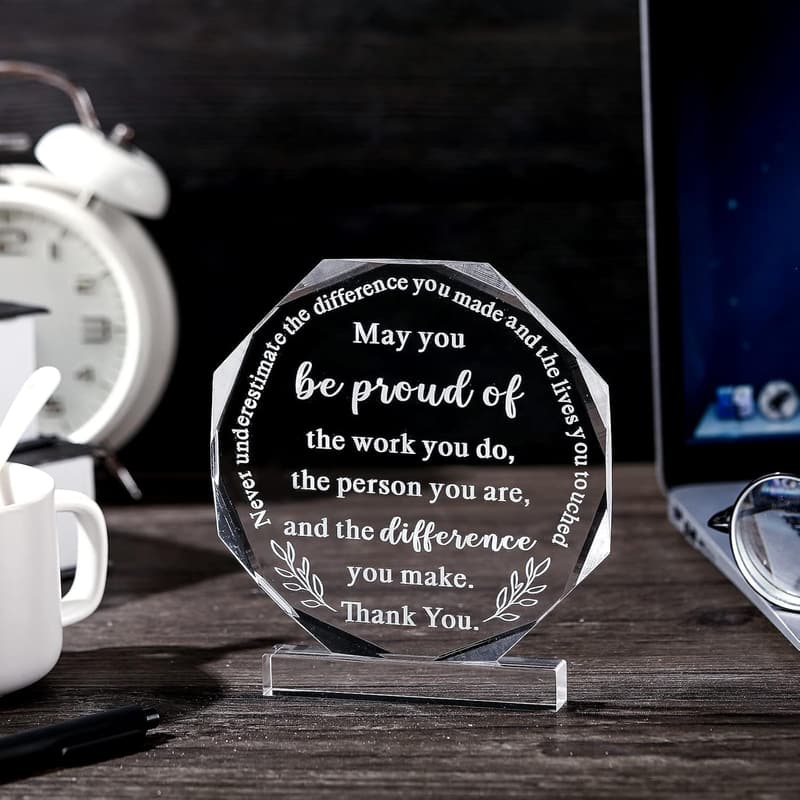 Farewell Gift for Coworkers - Acrylic Appreciation Sign