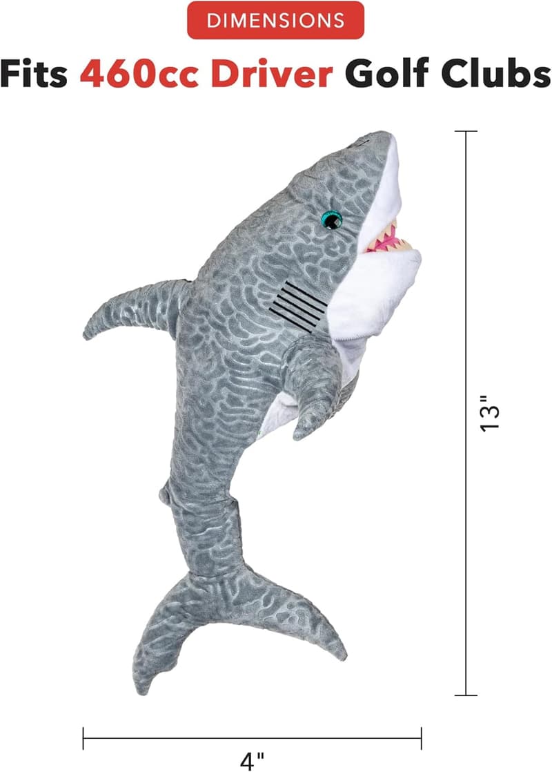 Funny Shark Driver Headcover | Premium Golf Club Protection