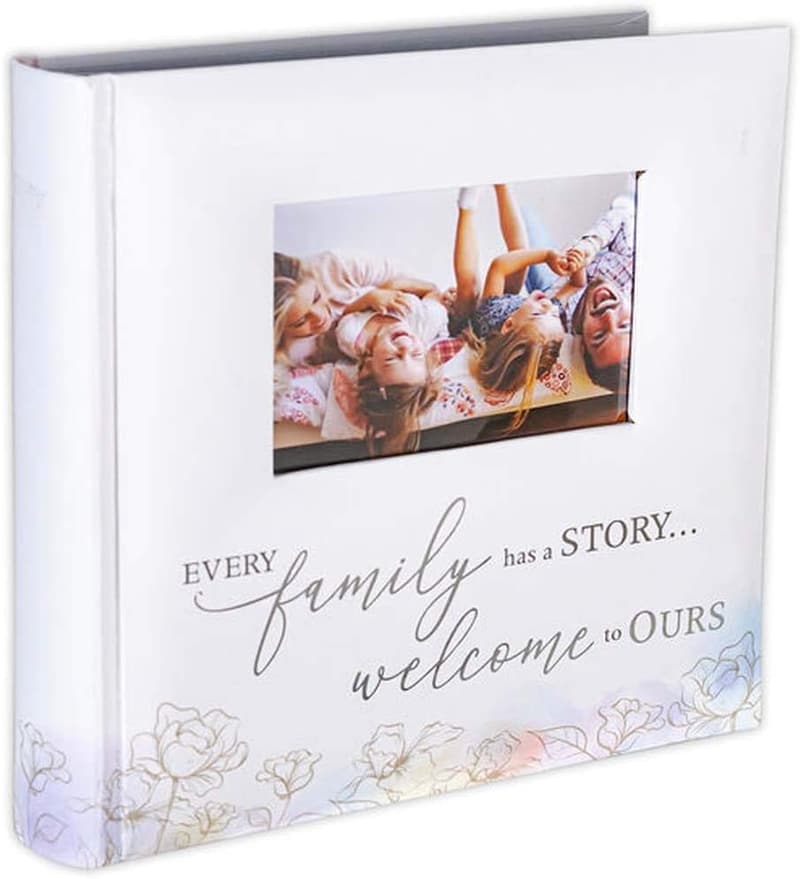 Family Story Watercolor 4x6 Photo Album with Memo Area