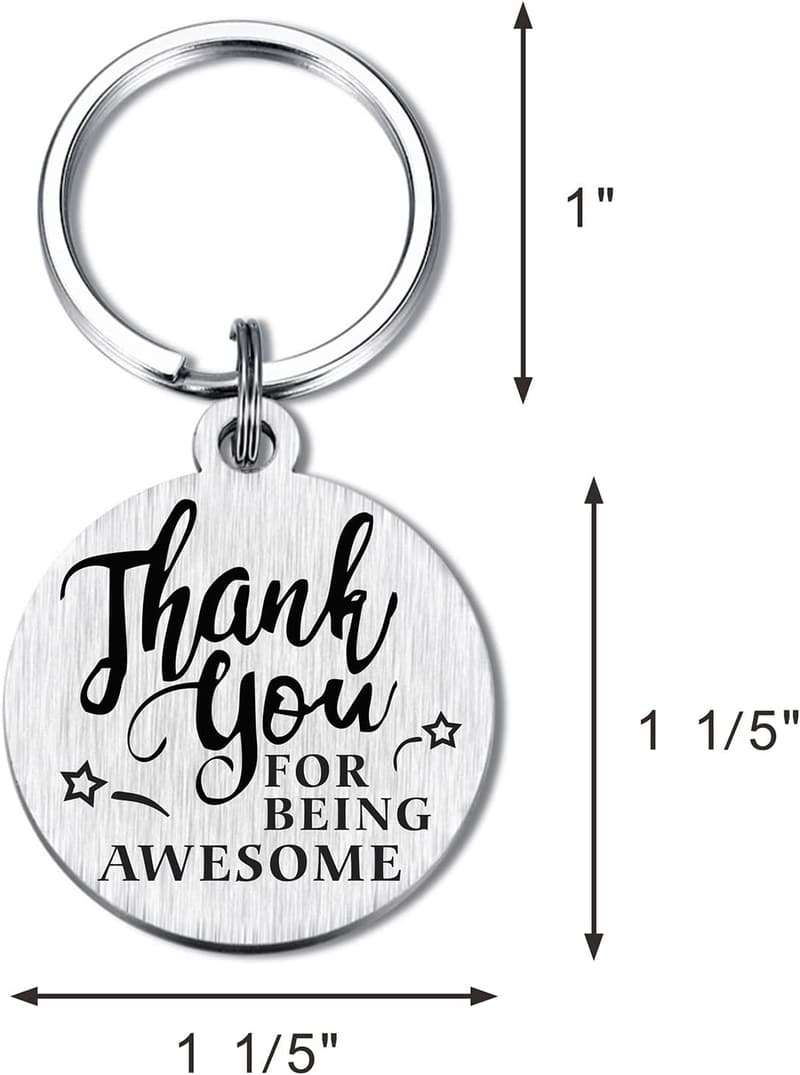 Employee Appreciation Keychain Gift for Work Anniversary