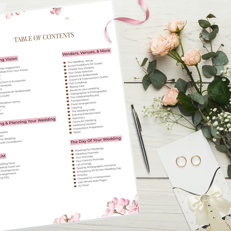 Bride's Wedding Planner Book - 9