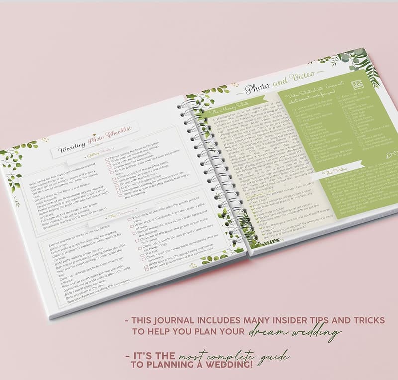 Wedding Planner Binder for Brides | Step-by-Step Organizer with Stickers