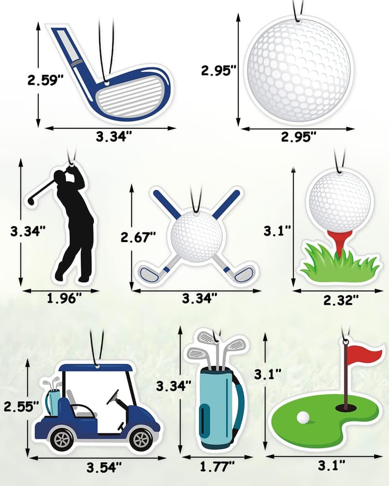Golf Gifts for Men - Scented Golf Car Air Fresheners