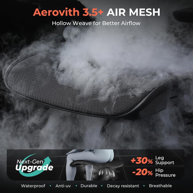Ergonomic High Back Office Chair with Adjustable Lumbar Support