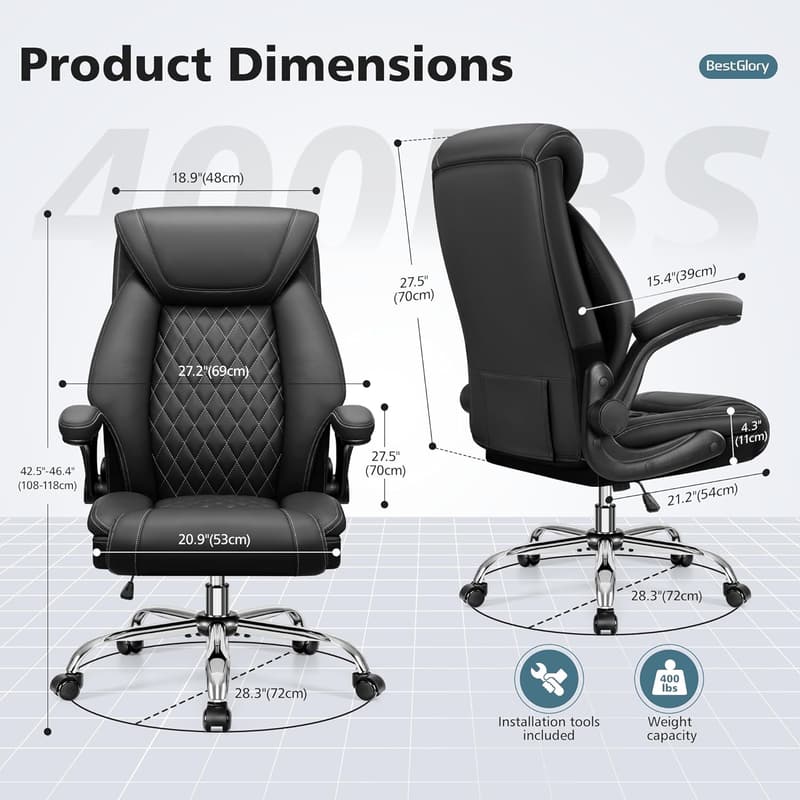 Ergonomic High Back Office Chair with Lumbar Support