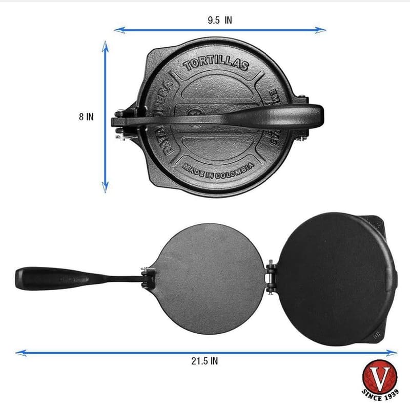 Cast Iron Tortilla Press - 8