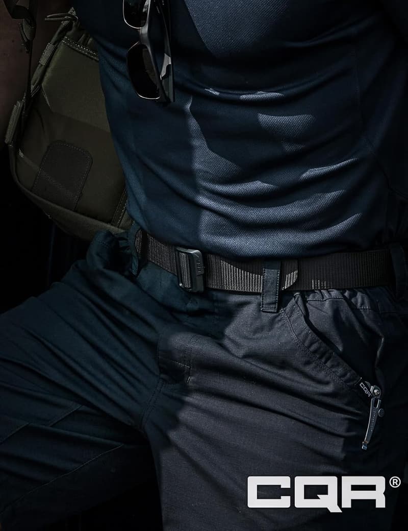 Heavy-Duty Tactical Belt with Quick-Release Buckle