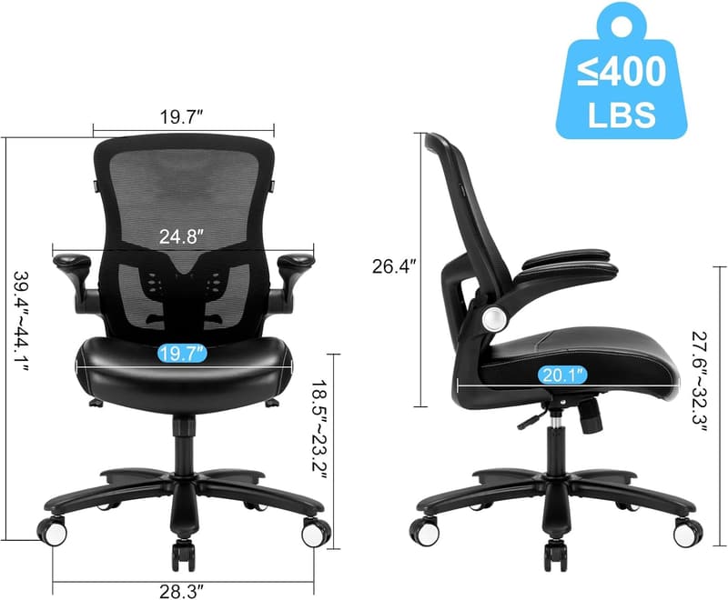 Ergonomic Office Chair with Adjustable Lumbar Support