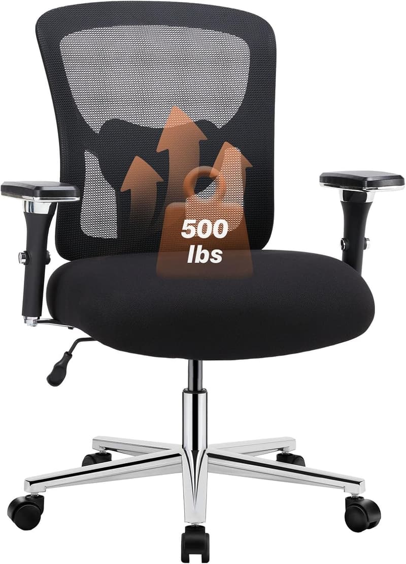 Heavy Duty Big & Tall Office Chair with Adjustable Support