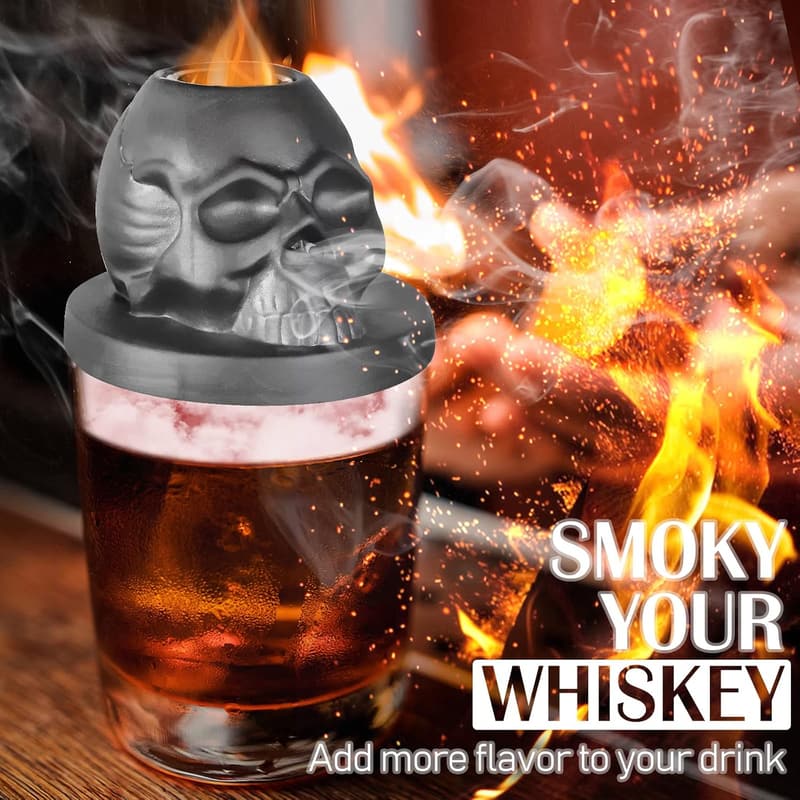 Cocktail Smoker Kit with Torch - Bourbon Infuser Gift for Men