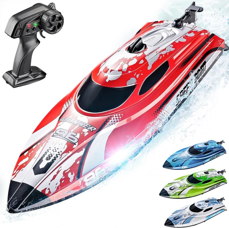 BEZGAR TX126 Waterproof RC Speed Boat for Kids & Adults