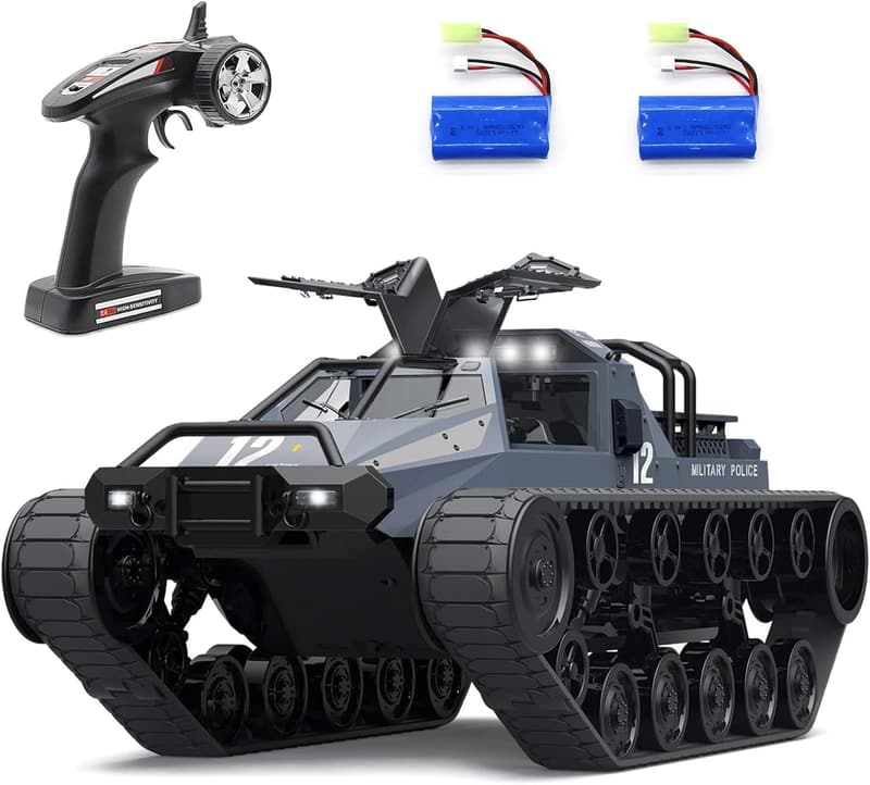 High-Speed 4WD Remote Control Off-Road Tank for Kids & Adults