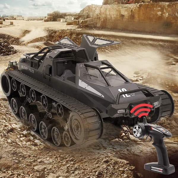 High-Speed 4WD Remote Control Off-Road Tank for Kids & Adults