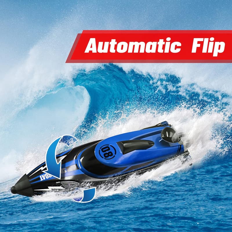 Fast Remote Control Speed Boat for Kids - Summer Water Toy