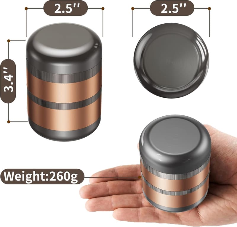 2.5-Inch Manual Herb Grinder