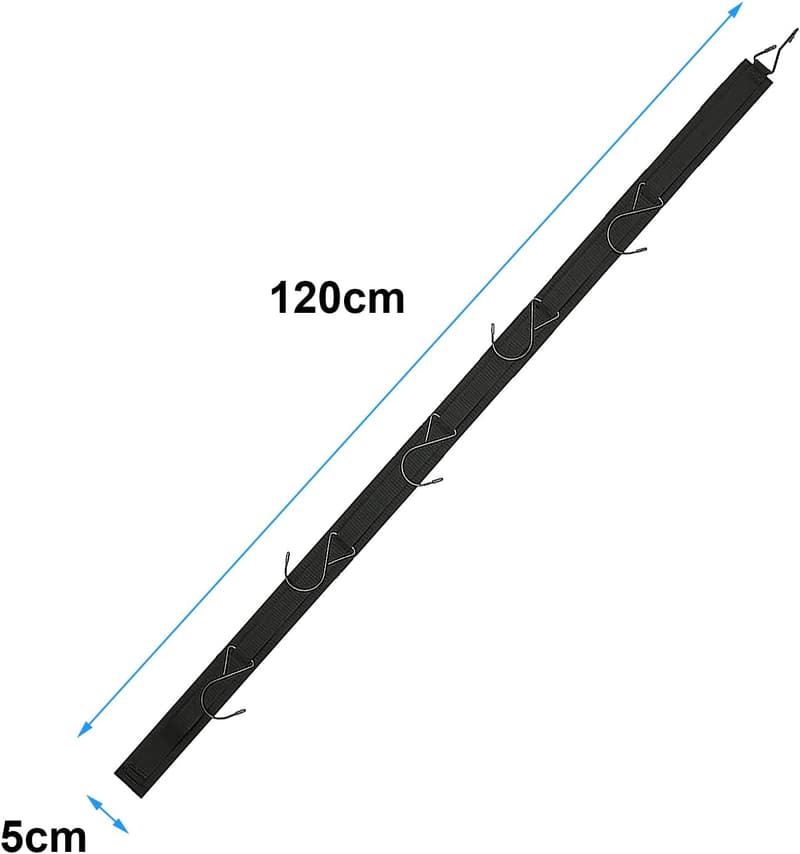 Portable Hockey Hanger Rack with 5 Hooks for Home & Outdoor