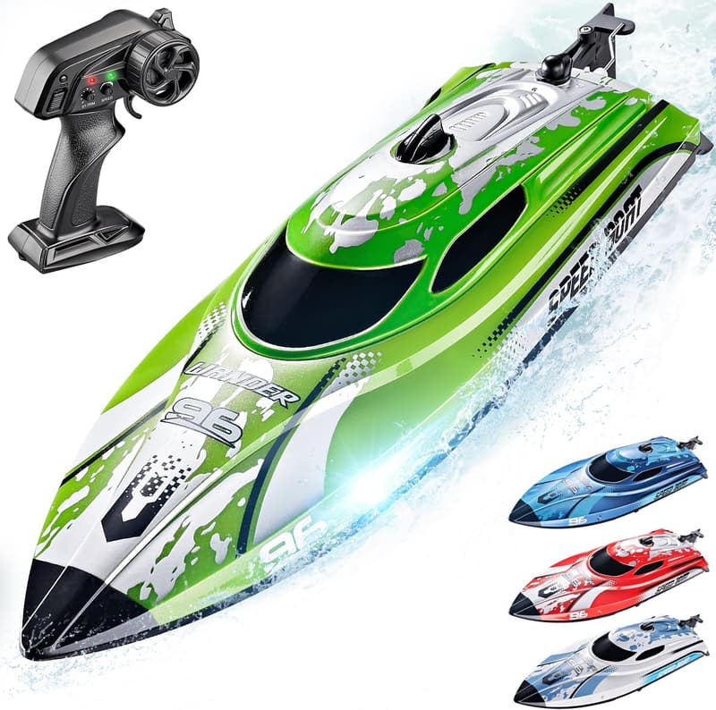 Fast Waterproof RC Speed Boat for Kids & Adults - 12