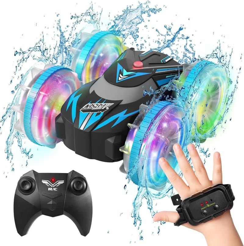 All-Terrain Amphibious RC Car & Boat for Kids 6-12