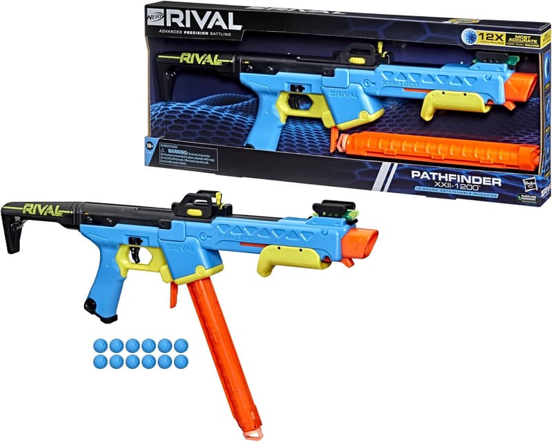 Nerf Rival Pathfinder XXII-1200 Blaster with Adjustable Sight