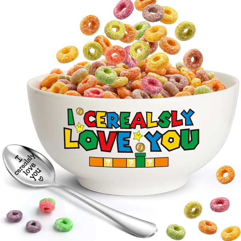 Kids' Cereal Bowl Set - Perfect Gift for Christmas & Birthdays