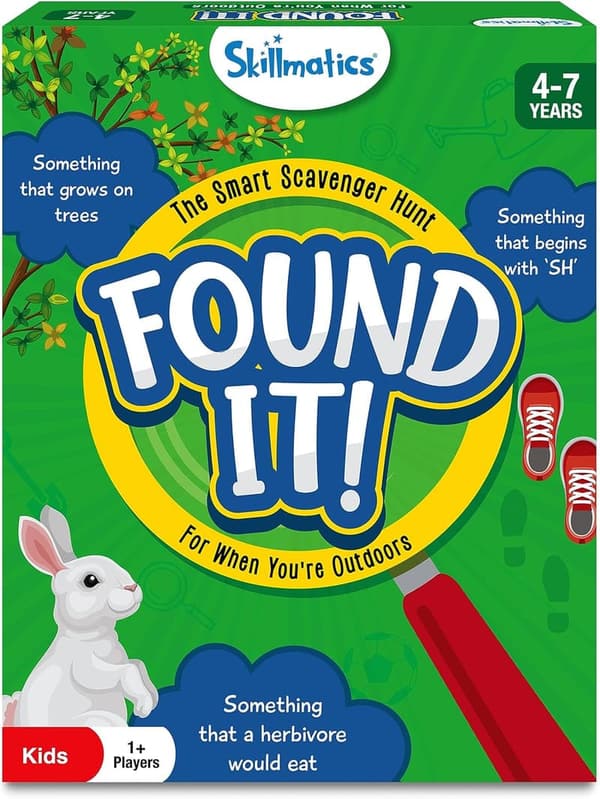 Outdoor Scavenger Hunt Card Game - Educational Fun for Kids