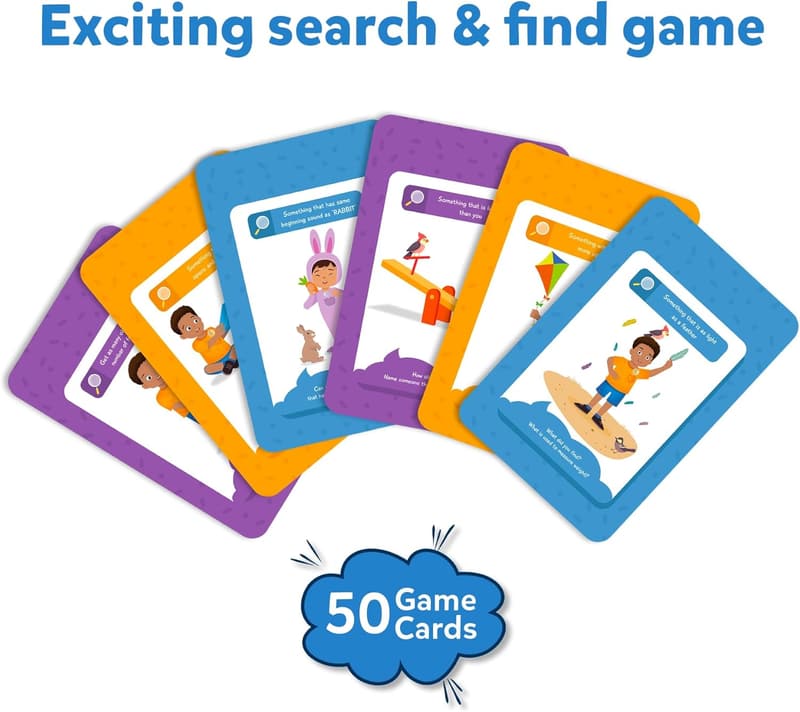 Outdoor Scavenger Hunt Card Game - Educational Fun for Kids