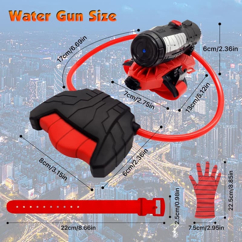 Superhero Squirt Guns for Kids - Summer Water Fighting Toys